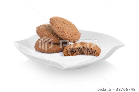 cookie in ceramic plate (beautiful shape) 38766748
