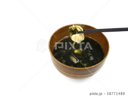 アオサと牡蠣の吸い物 アオサと牡蠣の吸い物 38771489