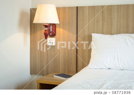 lamp light on bedroom 38771936