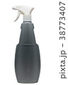 grey bottle with a white atomizer on an isolated 38773407