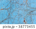 Blue rusty metal texture background 38773455
