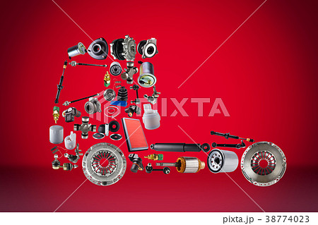 Images truck assembled from new spare parts 38774023