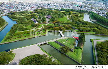 五稜郭公園 (五稜郭タワーからの眺望) 北海道函館市 ※2017年10月撮影 五稜郭公園 (五稜郭タワーからの眺望) 北海道函館市 ※2017年10月撮影 38774818