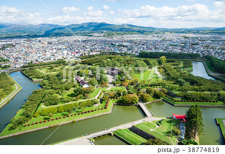 五稜郭公園 (五稜郭タワーからの眺望) 北海道函館市 ※2017年10月撮影 五稜郭公園 (五稜郭タワーからの眺望) 北海道函館市 ※2017年10月撮影 38774819