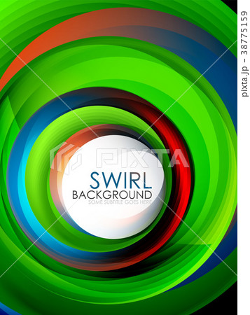 Spiral swirl flowing lines 3d effect abstract Spiral swirl flowing lines 3d effect abstract 38775159
