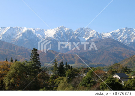 初冠雪 白馬連山 初冠雪 白馬連山 38776873