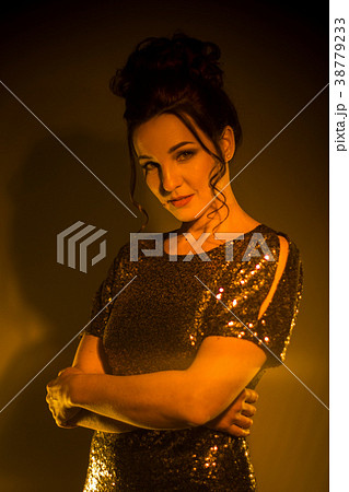 Lovely adult brunette girl with beautiful Lovely adult brunette girl with beautiful 38779233