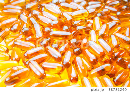 Fish oil, soft capsule,omega,supplement background 38781240