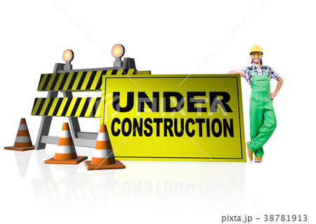 Concept of under construction for your webpage 38781913