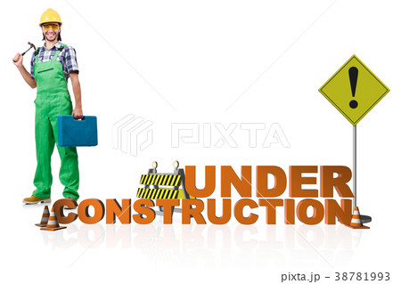 Concept of under construction for your webpage 38781993