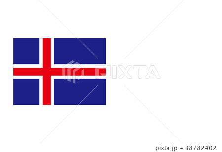 世界の国旗アイスランド 38782402