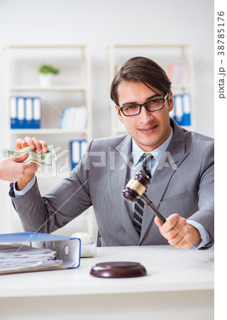 Lawyer being offered bribe for his services Lawyer being offered bribe for his services 38785176