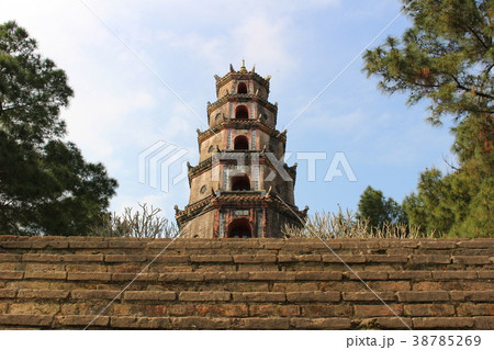 世界遺産の町フエの古寺 ベトナム 世界遺産の町フエの古寺 ベトナム 38785269