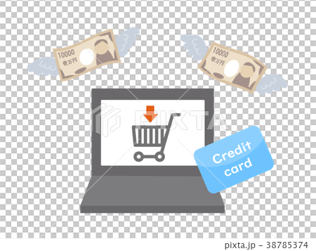 Shopping money fly on pc 38785374