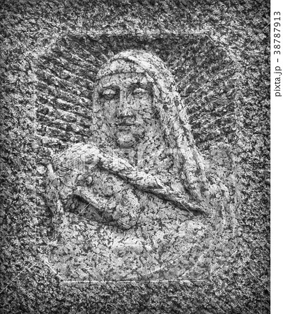Bas-relief representing The Pity of Michelangelo Bas-relief representing The Pity of Michelangelo 38787913
