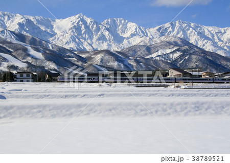 大糸線のE351系スーパーあずさ・2007年1月15日 38789521