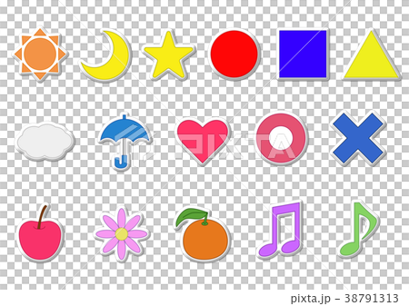 立体　ぷっくり　シール 38791313