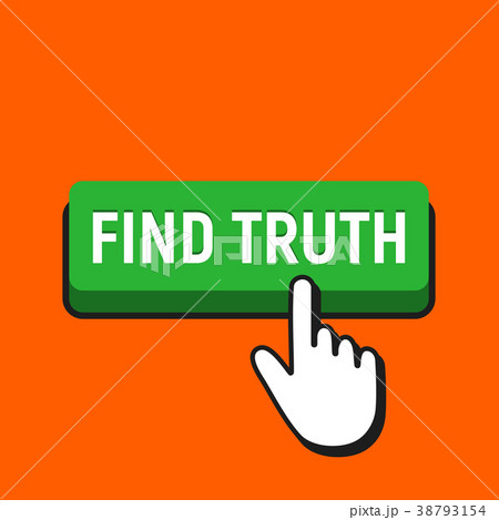 Hand Mouse Cursor Clicks the Find Truth Button. 38793154