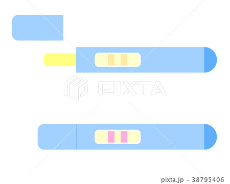 妊娠検査薬のイラスト素材
