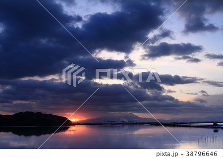 大山の日の出 大山の日の出 38796646