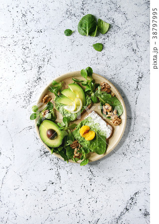 Vegetarian sandwiches with avocado Vegetarian sandwiches with avocado 38797995