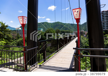 栃木県日光市　鬼怒楯岩大吊橋（6月） 38799079