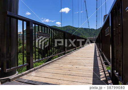 栃木県日光市　鬼怒楯岩大吊橋（6月） 38799080