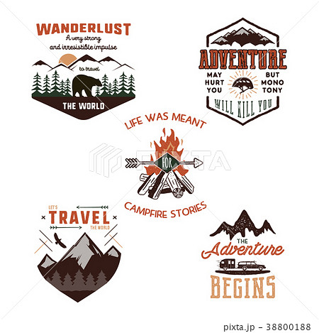 Vintage adventure tee shirts designs, summer logo 38800188