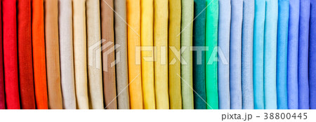 Rainbow clothes background 38800445