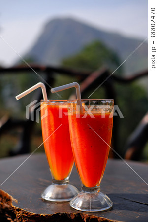 Cocktail of exotic fruits Cocktail of exotic fruits 38802470