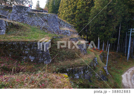 【日本100名城】岩村城 本丸六段壁（本丸の六段の石垣） 38802883