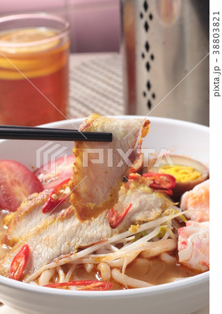 noodles with meat in soup noodles with meat in soup 38803821