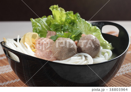 noodles with meat in soup noodles with meat in soup 38803964
