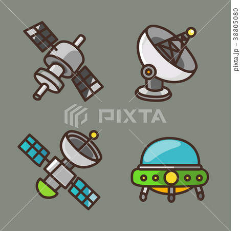 flat icons set - school objects and education items isolated on white background. 022 38805080
