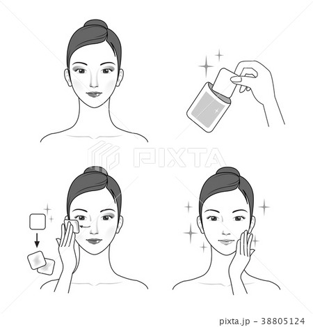 Icons set of cosmetics, beauty and symbols collection made in modern linear vector. 016 Icons set of cosmetics, beauty and symbols collection made in modern linear vector. 016 38805124