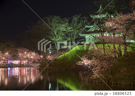 高田城の夜桜 高田城の夜桜 38806525