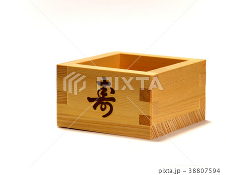 寿の焼き印が入った一合枡 寿の焼き印が入った一合枡 38807594