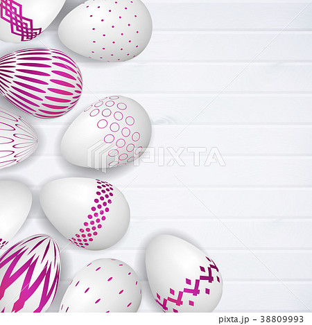 Easter eggs on wood background Easter eggs on wood background 38809993