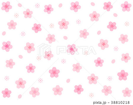 桜壁紙のイラスト素材