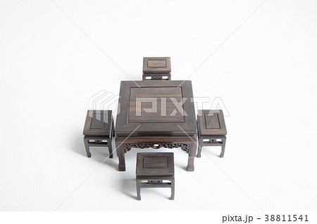 中国アンティーク家具（ミニチュア）の写真素材 [38811541] - PIXTA