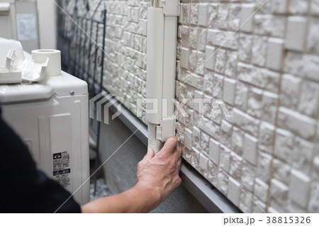 installation of an air conditioner 38815326