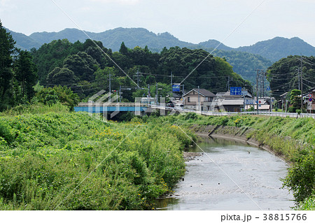 岩美町　蒲生川　新井 38815766
