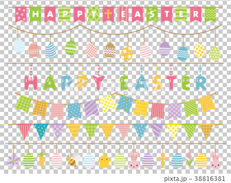 Set of Easter garland 38816381