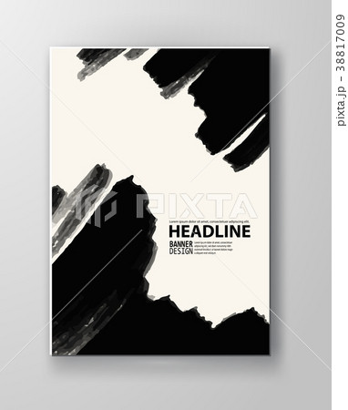 Black abstract design. 38817009