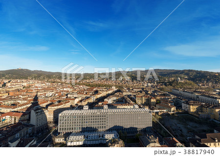 Aerial view of Turin - Torino Italy 38817940