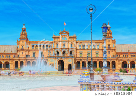 Square of the Spain is a square in the Maria Luisa 38818984
