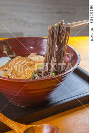 noodles with meat in soup noodles with meat in soup 38819196