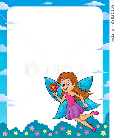 Happy fairy theme frame 1 38821105