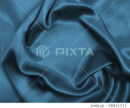 Smooth elegant blue silk or satin luxury cloth Smooth elegant blue silk or satin luxury cloth 38821711