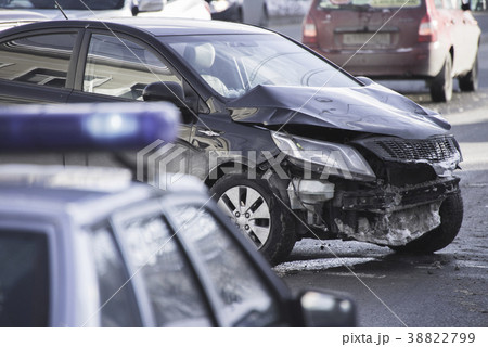 car accident at shallow depth of field car accident at shallow depth of field 38822799
